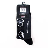 AC/DC - Back In Black Black/White Socks