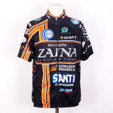 Rosu Black/Orange Cycling Jersey (XXL)