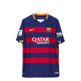 Barcelona Home Signed Jersey 2015/16 (Age 13-14 Youth)