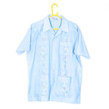 Romani Cuban (Guayabera) Shirt - 70's Vintage (Large)