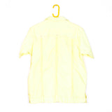 Yellow Cuban (Guayabera) Shirt - 70's Vintage (Large)