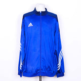 adidas Royal Blue Zip Hoodie (XL)