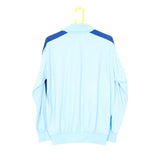 Puma Baby Blue/Navy Track Jacket - 80's Vintage (Large)