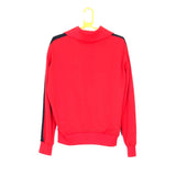 Puma Red/Black Track Jacket - 80's Vintage (Small)