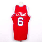 Philadelphia 76ers Rare Mitchell & Ness Hardwood Classics - No. 6 Erving (XL)