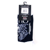 Queen - Crest Black/White Socks