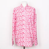 Relco London Paisley Shirt - Pink/White