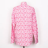 Relco London Paisley Shirt - Pink/White