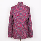 Relco London Paisley Shirt - Wine/Blue