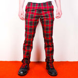 Relco London Red Tartan Trousers