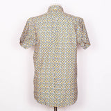 Relco London Yellow Patterned Shirt