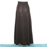 Applique Pattern Polyester Skirt - 70's Vintage (Waist 22")
