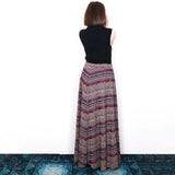 English Lady Sparkly Maxi Skirt - 70's Vintage (Waist 28")