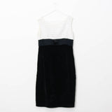 Giupure Lace Bodice/Velvet Dress - 60's Vintage (Size 8)