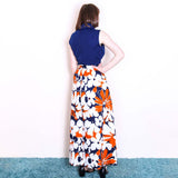 D L Barron Long Dress - 70's Vintage (Size 12/14)