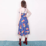Lee Bender Cross Back Strap Dress - 70's Vintage (Size 6)