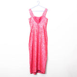 Sparkly Pink Evening Dress - 70's Vintage (Size 8)
