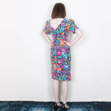 Rimini Sequinned Party Dress - 80's Vintage (Size 8)