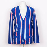 Pop Boutique Mod Styled Women's Cardigan - Blue