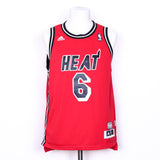 Miami Heat Hardwood Classics - No. 6 James (Youth Large)